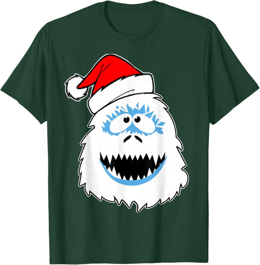 Funny Xmas Abominable Snowman Bigfoot Yeti Retro Christmas T-Shirt - T-Shirt | Forest