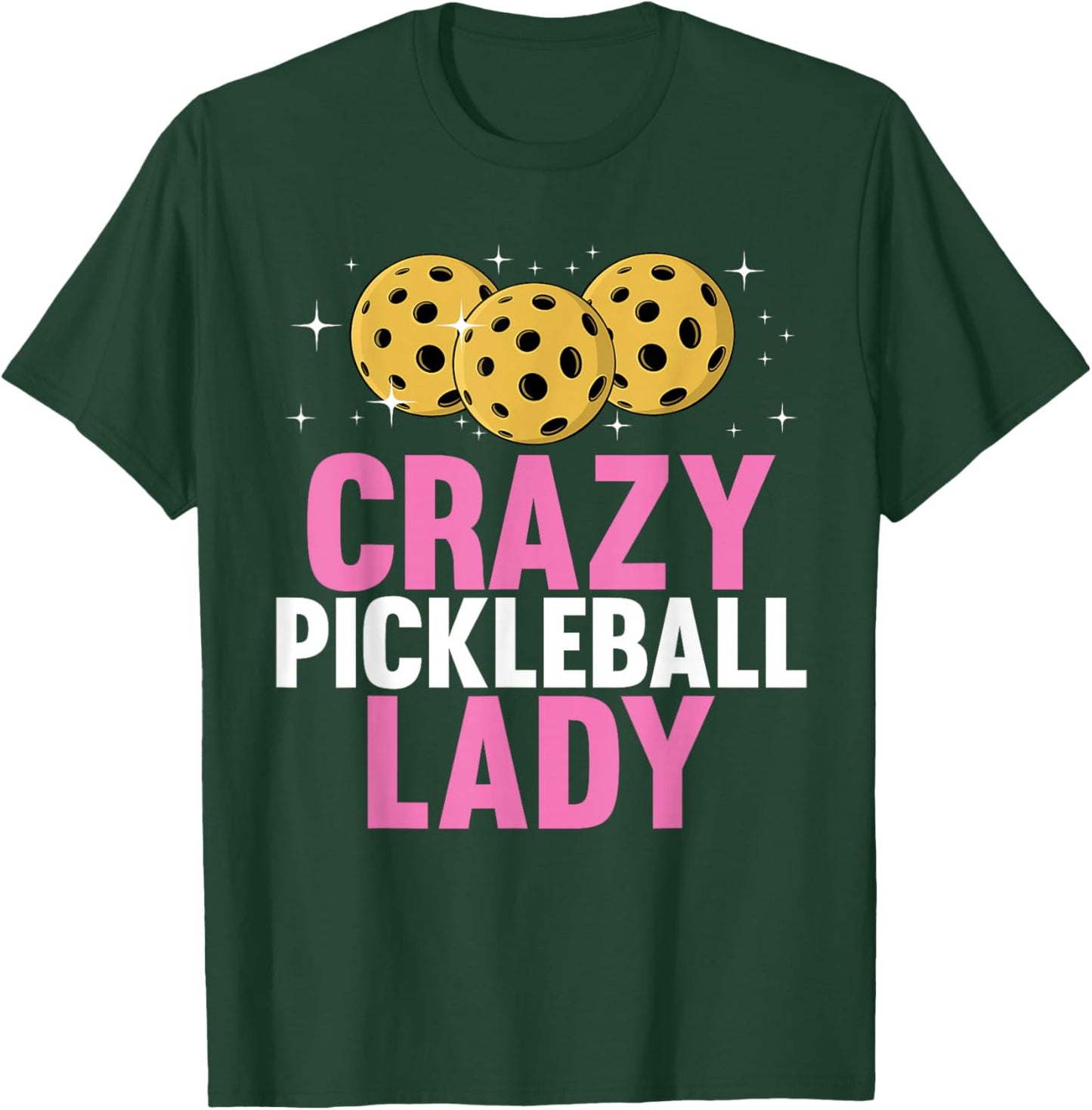 Cute Pickleball Art Mom Grandma Pickle Ball Lover T-Shirt - T-Shirt | Forest