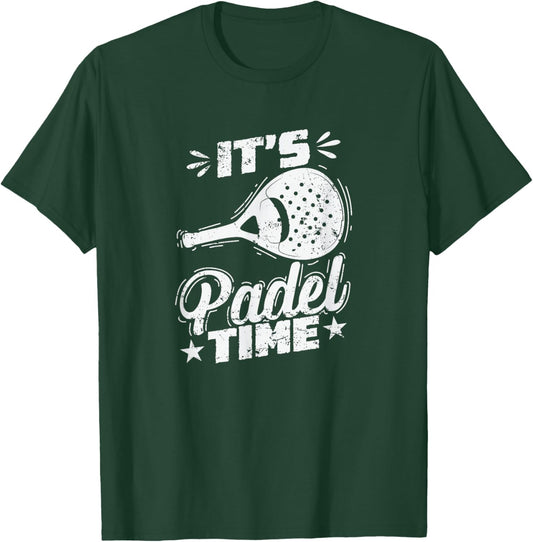 Padel Tennis It's Padel Time Match Time T-Shirt - T-Shirt | Forest