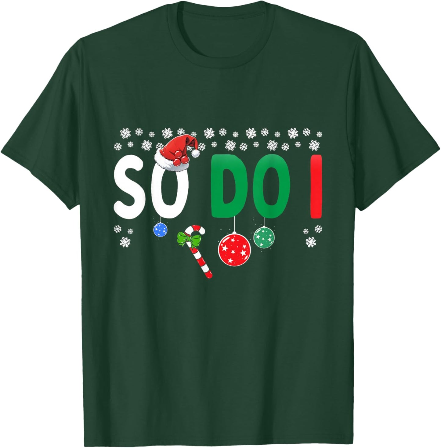 Funny Couples I Don't Do Matching Christmas Outfits So Do I T-Shirt - T-Shirt | Forest