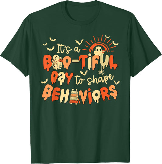 Behavior Analyst Halloween Registered Behavior Technician T-Shirt - T-Shirt | Forest