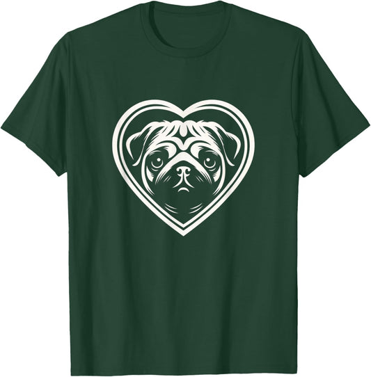 Pug Shirt Girls Pug Breeder Pugs Lover Pug T-Shirt - T-Shirt | Forest