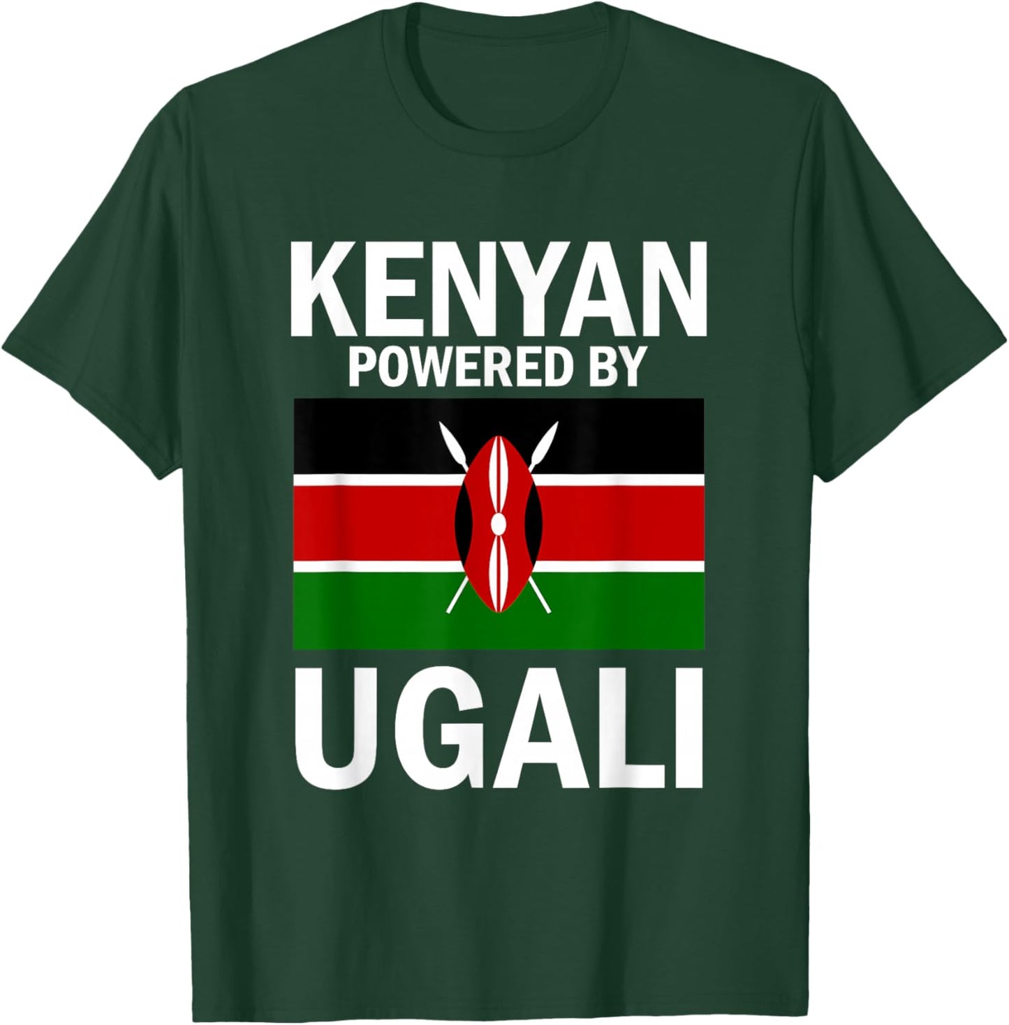 Kenya Kenyan Flag T-Shirt - T-Shirt | Forest