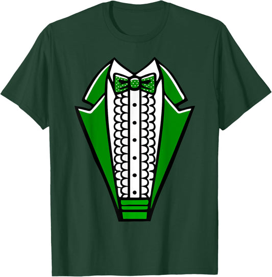 Tuxedo with Bowtie For Funny Wedding And Special Occasions T-Shirt - T-Shirt | Forest