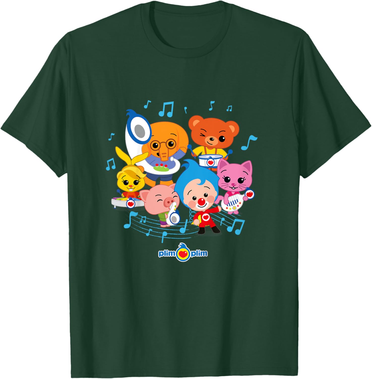 Kids Plim Plim The Kindness Hero - Colourful designs for children T-Shirt - T-Shirt | Forest