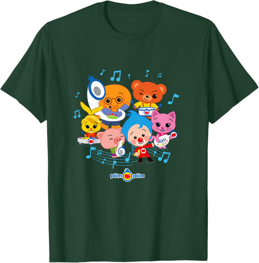 Kids Plim Plim The Kindness Hero - Colourful designs for children T-Shirt - T-Shirt | Forest