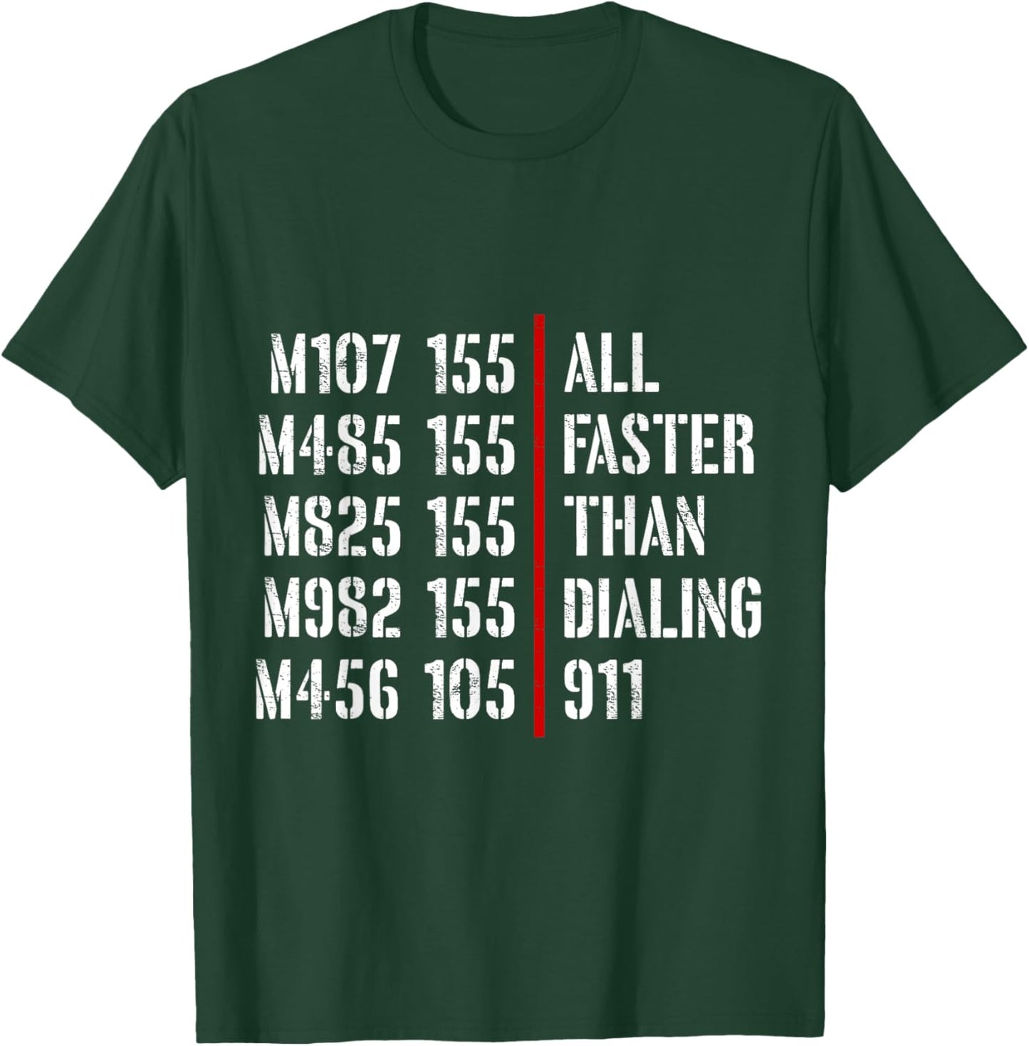 Field artillery officer T-Shirt - T-Shirt | Forest