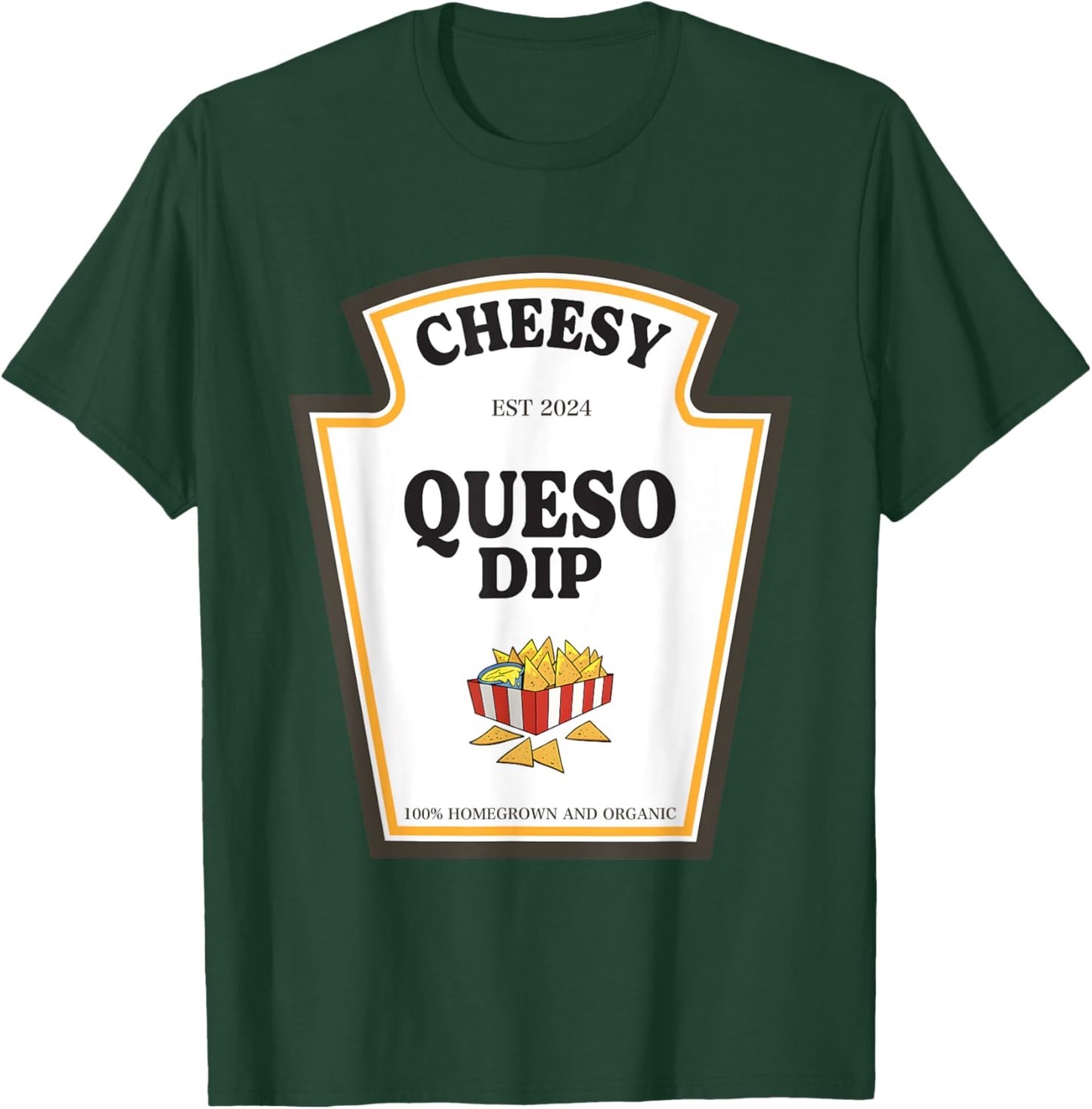 Delicious Cheesy Queso Dip Condiment Costume Party Matching T-Shirt - T-Shirt | Forest