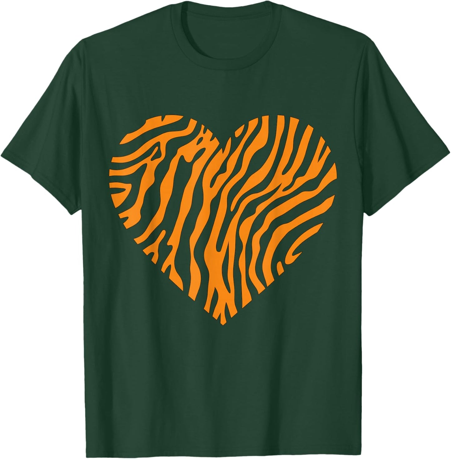 Bengal Tiger Heart T-Shirt - T-Shirt | Forest