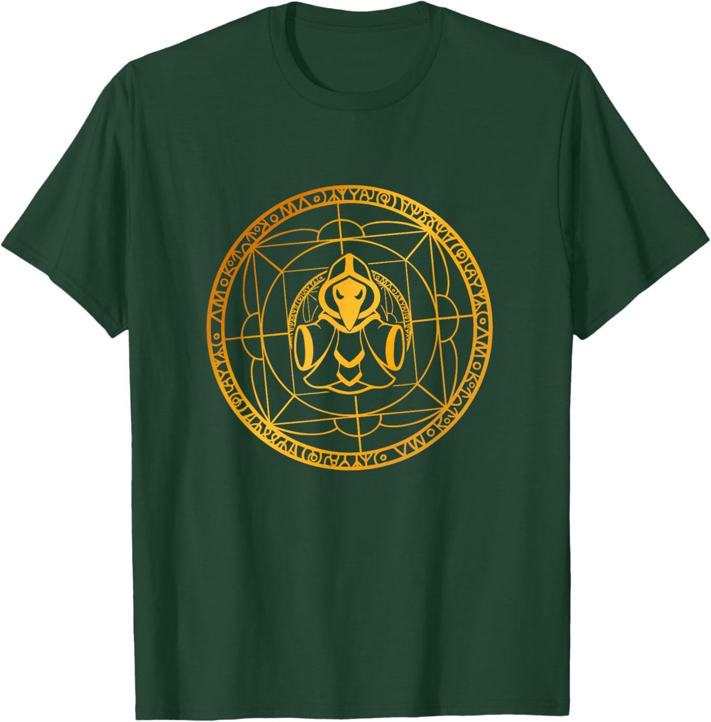 Lunatic Cultist Gold Logo PAPL1096 T-Shirt - T-Shirt | Forest