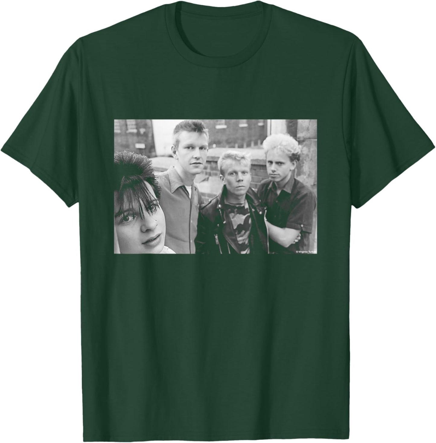 Depeche Mode '81 Photoshoot By Virgina Turbett T-Shirt - T-Shirt | Forest