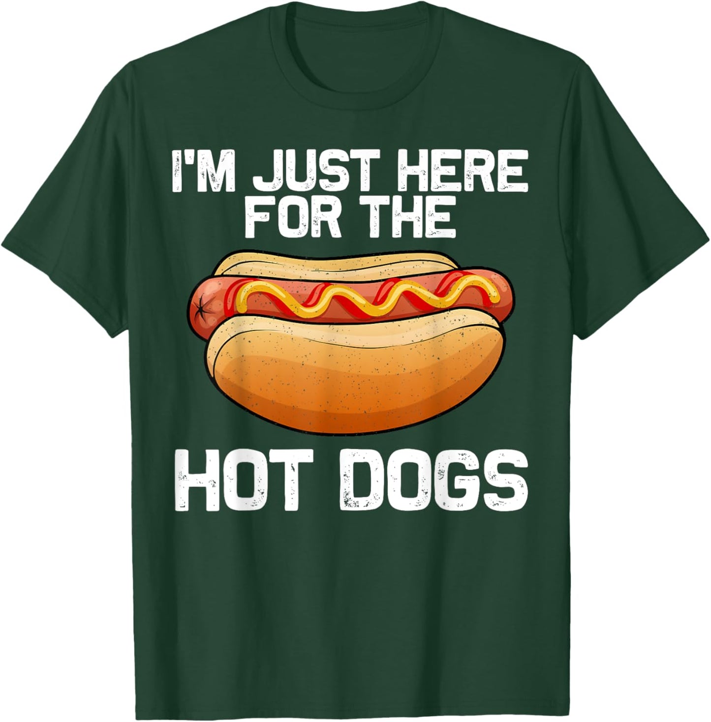 Funny Hot Dog Art Women Kids Hot Dog Stand Hot Dog T-Shirt - T-Shirt | Forest