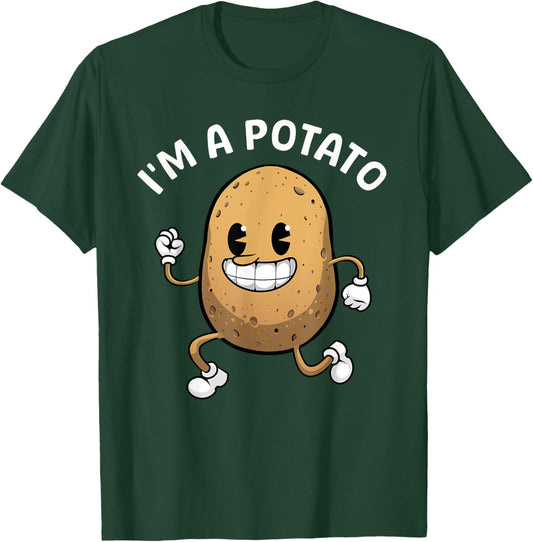 Funny Potato Novelty Women Adult Kids Potato Lover T-Shirt - T-Shirt | Forest