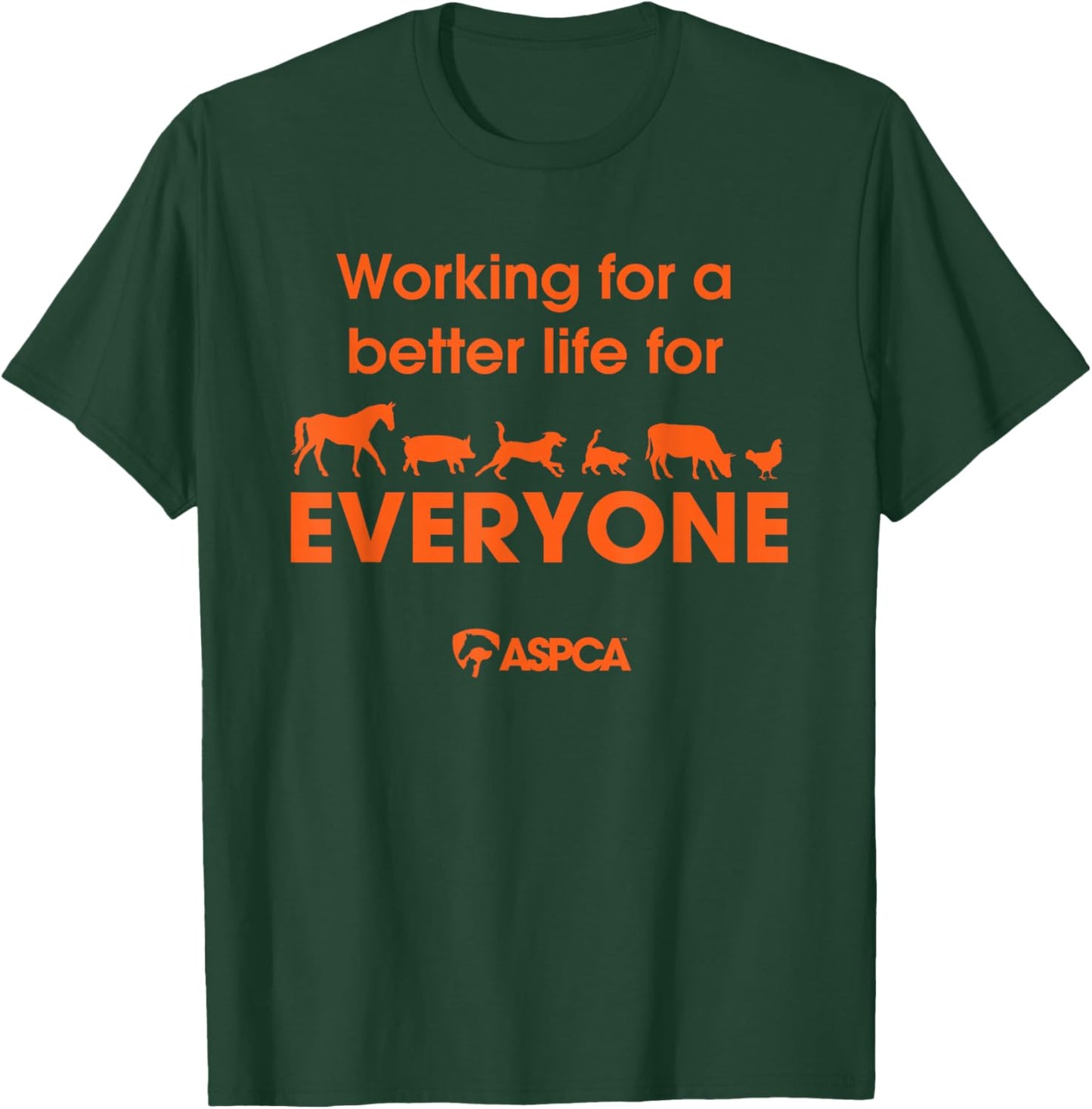 ASPCA Adult Black Classic Fit Modern Classic Fit Life T-Shirt - T-Shirt | Forest
