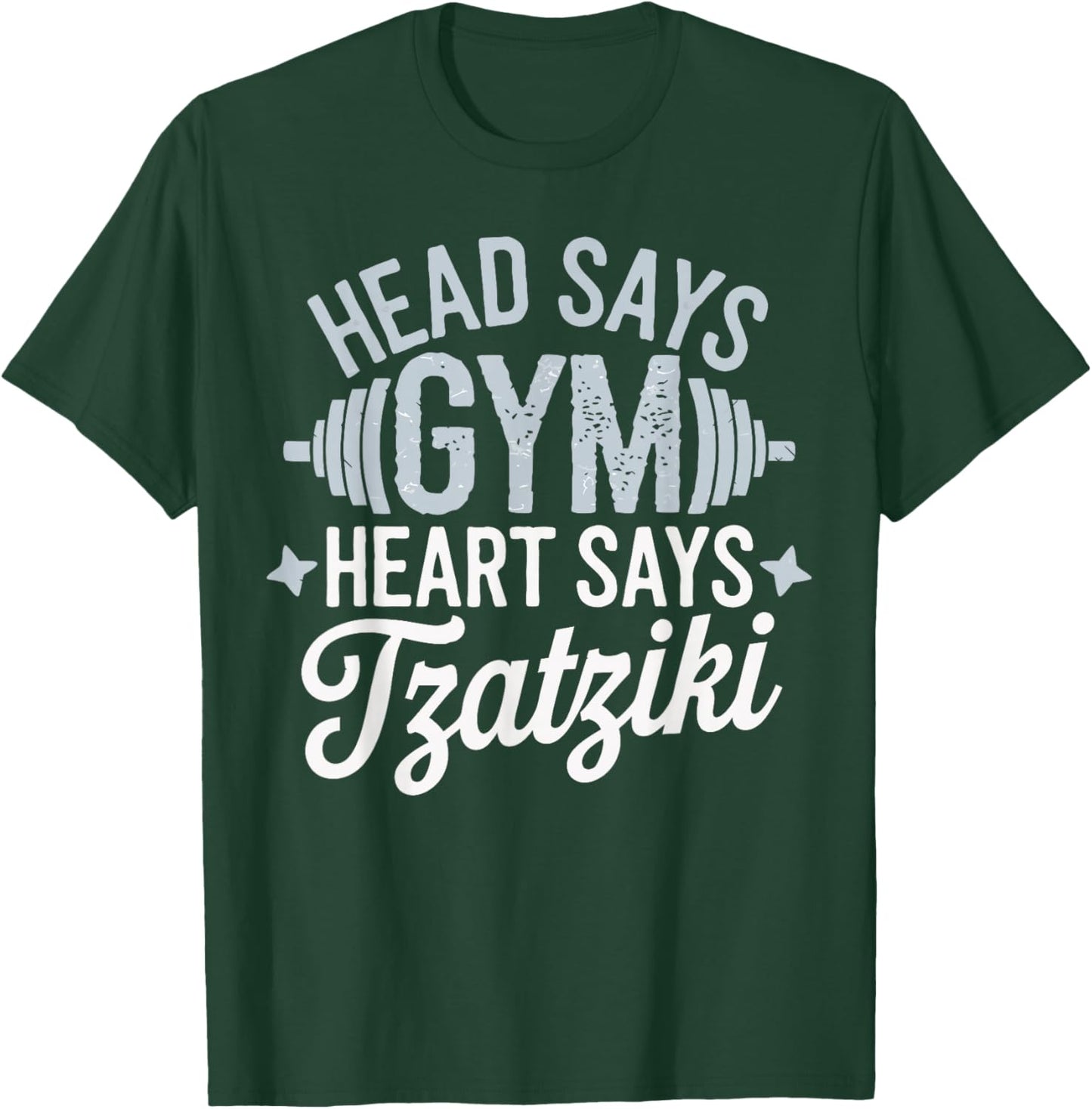 Funny Tzatziki Lover My Heart Says Tzatziki T-Shirt - T-Shirt | Forest