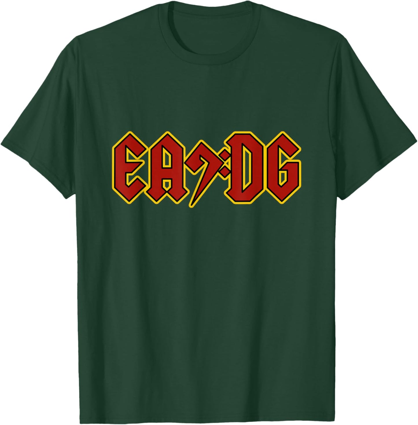 Bass Guitar EADG Bass Clef for Bassist T-Shirt - T-Shirt | Forest