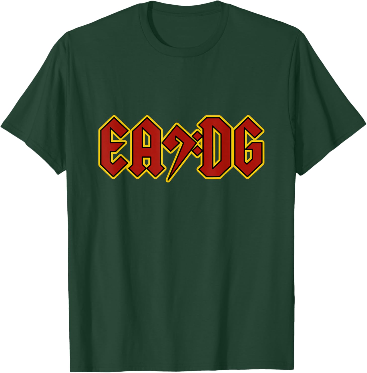Bass Guitar EADG Bass Clef for Bassist T-Shirt - T-Shirt | Forest