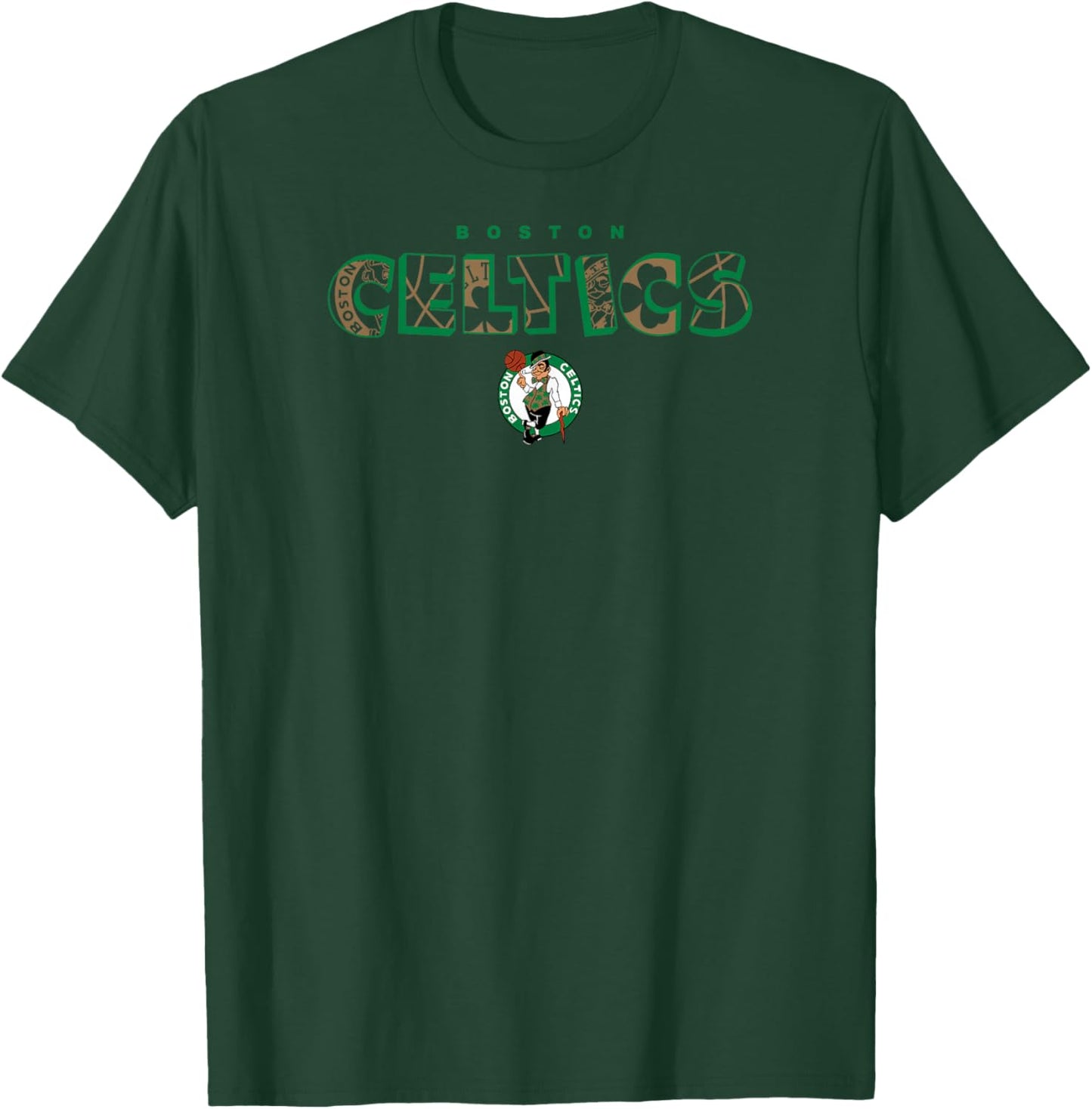 NBA - Boston Celtics Logo Knockout White T-Shirt - T-Shirt | Forest