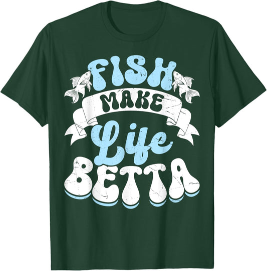 Aquarium Fishkeeper Funny Men Women Fish Tank Fishkeeping T-Shirt - T-Shirt | Forest