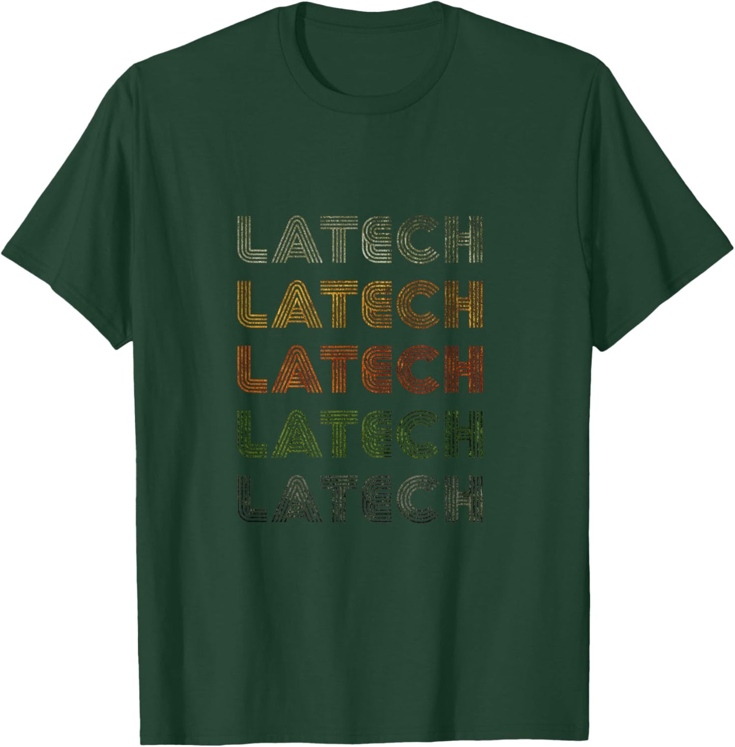 Love Heart Latech Grunge Vintage Style Black Latech T-Shirt - T-Shirt | Forest