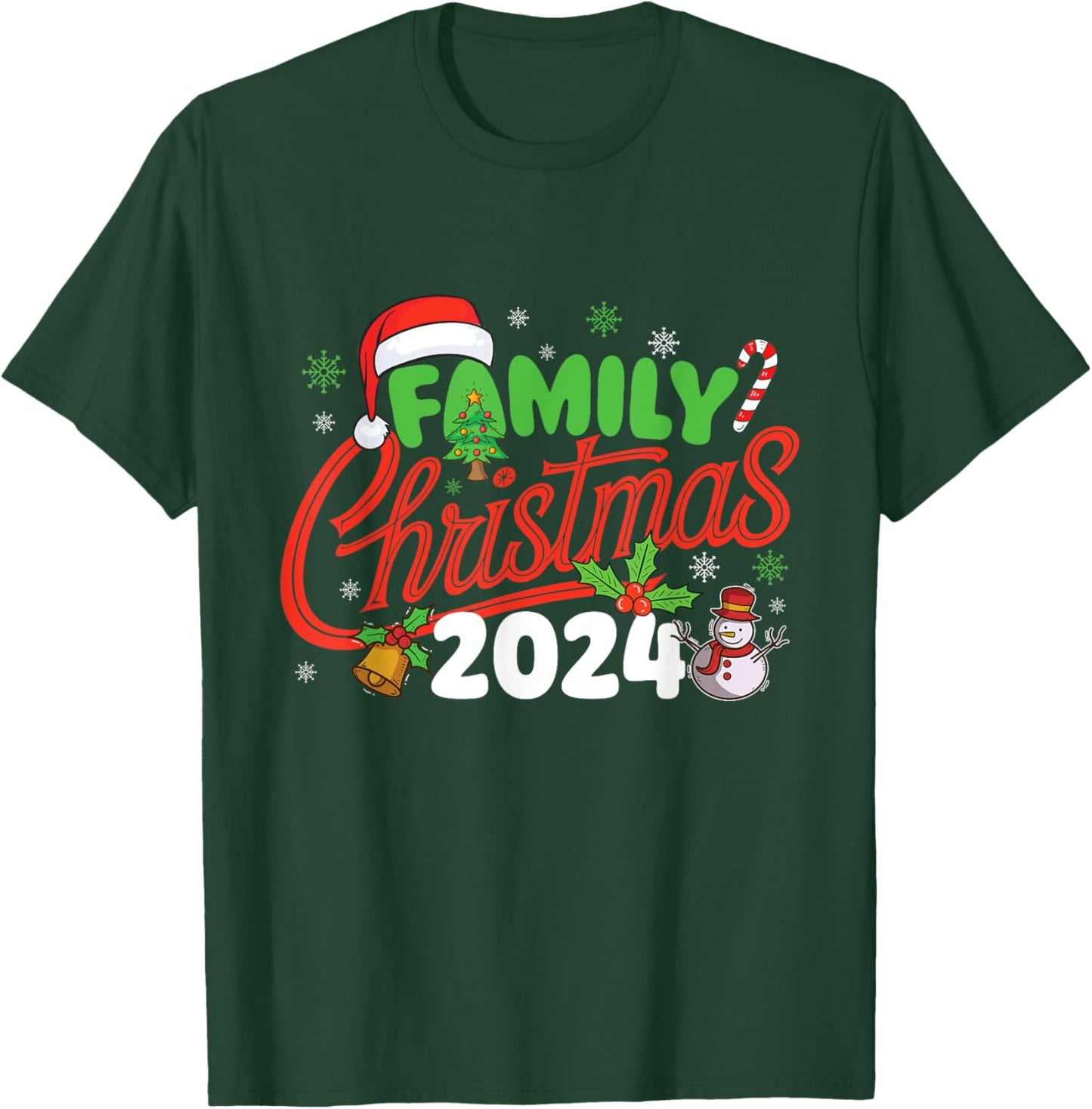 Family Christmas 2024 - Xmas Christmas Squad T-Shirt - T-Shirt | Forest