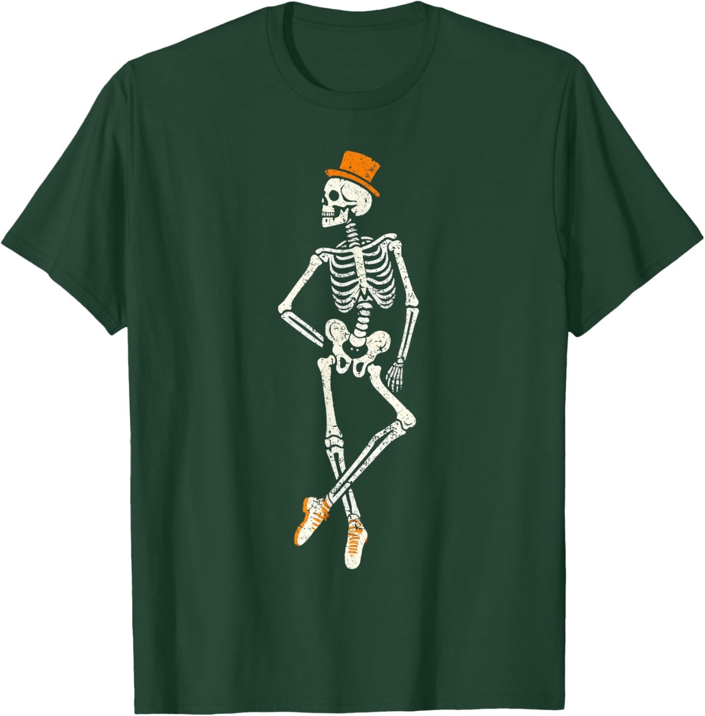 Halloween Skeleton Tap Dance - Ballet Dance teacher T-Shirt - T-Shirt | Forest