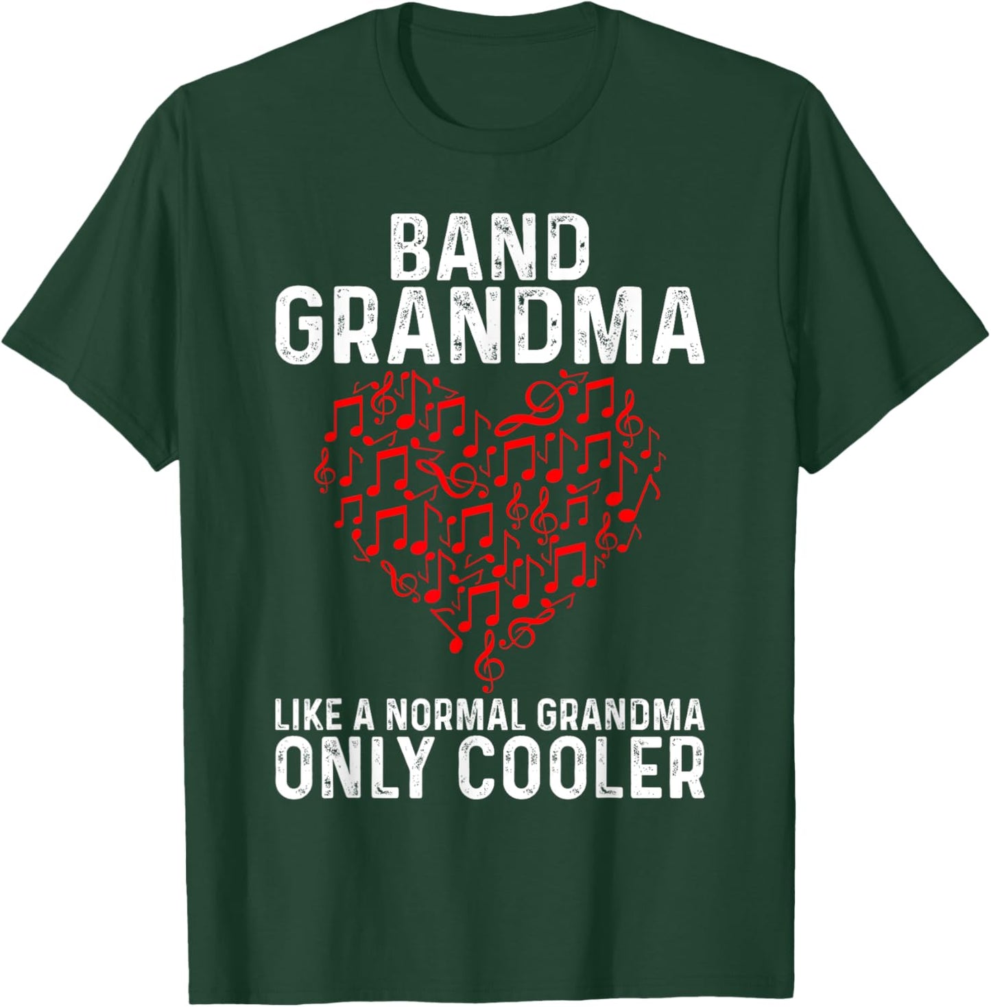 Funny Marching Band Grandma Music Lover Percussion Mom T-Shirt - T-Shirt | Forest