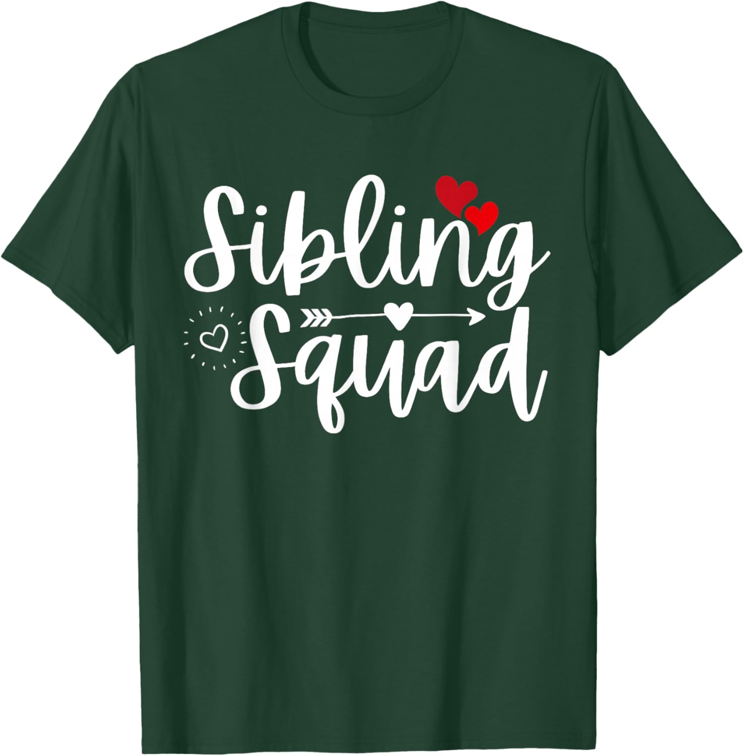 Funny Sibling Squad Family Matching Sister Brother Siblings T-Shirt - T-Shirt | Forest