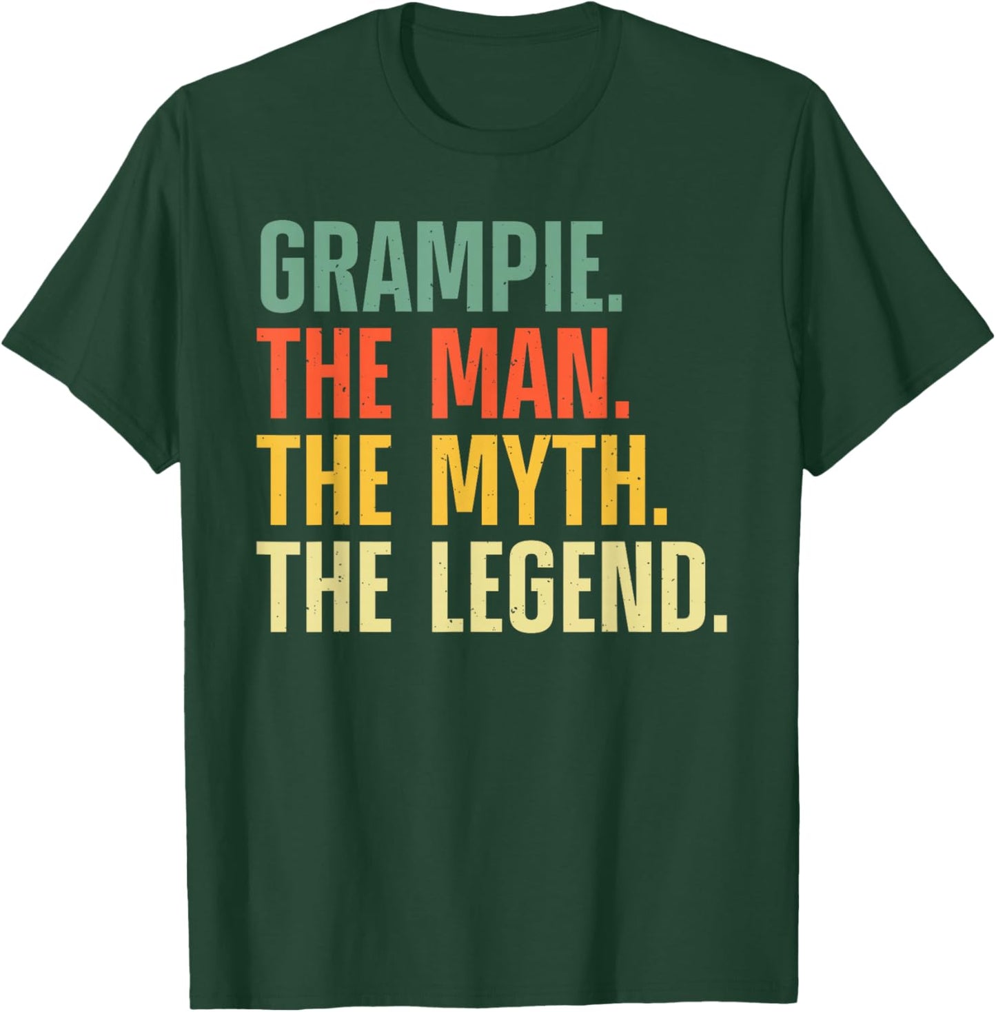 Grampie Art For Grandpa Grandfather From Grandkids Grampie T-Shirt - T-Shirt | Forest