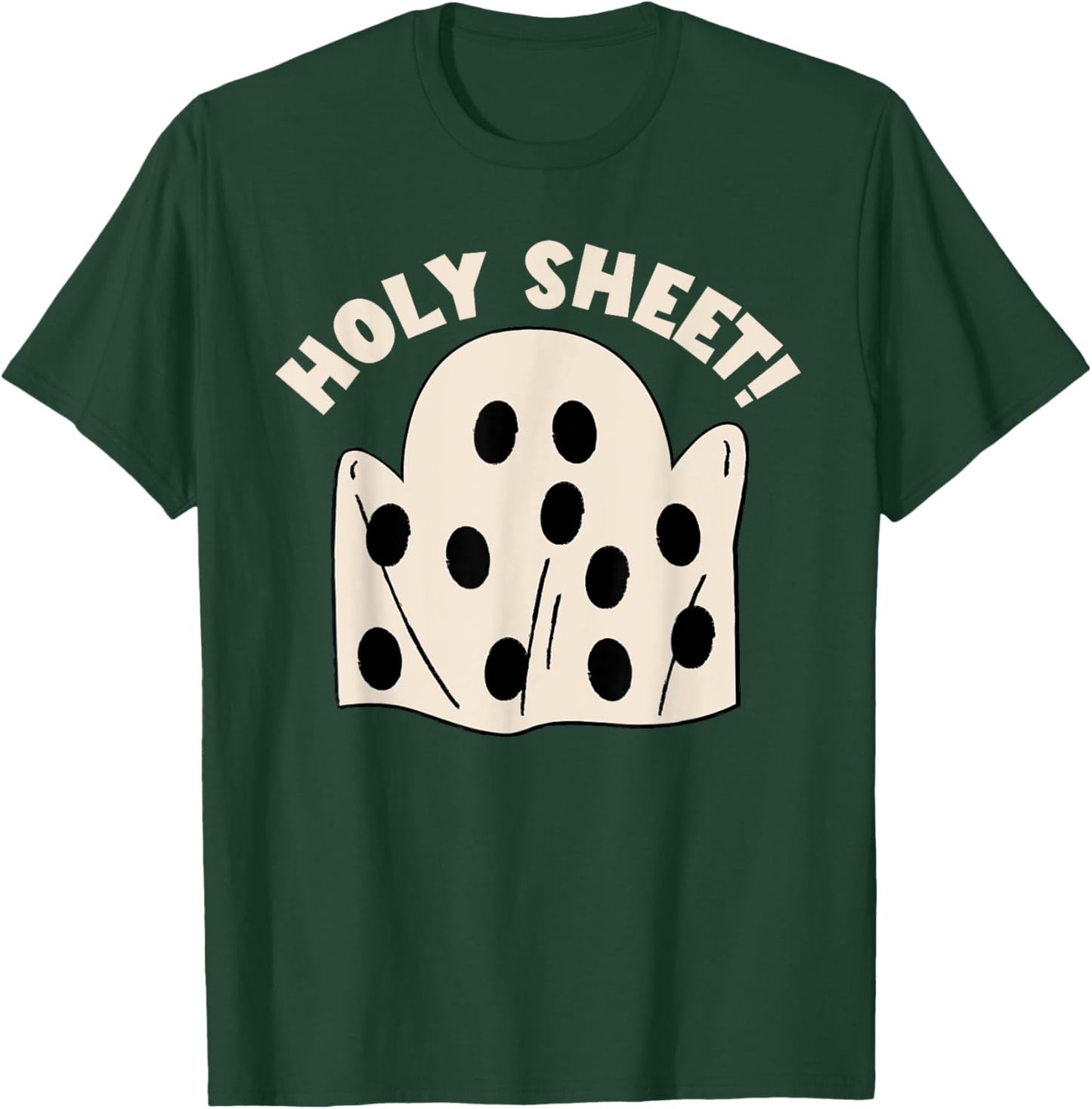 Holy Sheet Funny Halloween Ghost Holy Sheet T-Shirt - T-Shirt | Forest