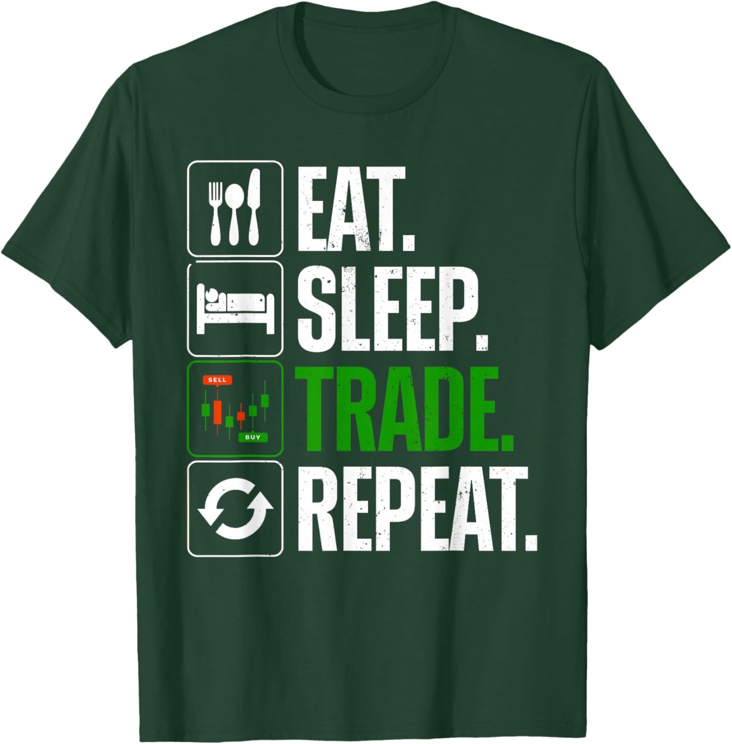 Best Stock Market Art Women Stock Trader Day Trading T-Shirt - T-Shirt | Forest