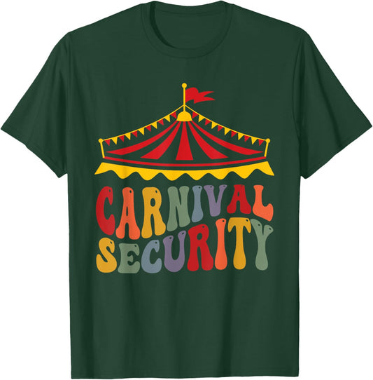 Circus Carnival Security Carnival Crew kids boys girls T-Shirt - T-Shirt | Forest