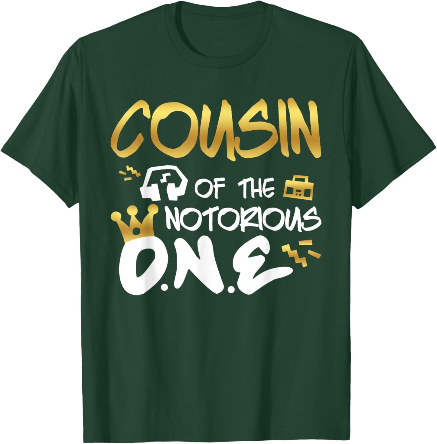 Cousin Of The Notorious One Old School 1st Hip Hop Birthday T-Shirt - T-Shirt | Forest