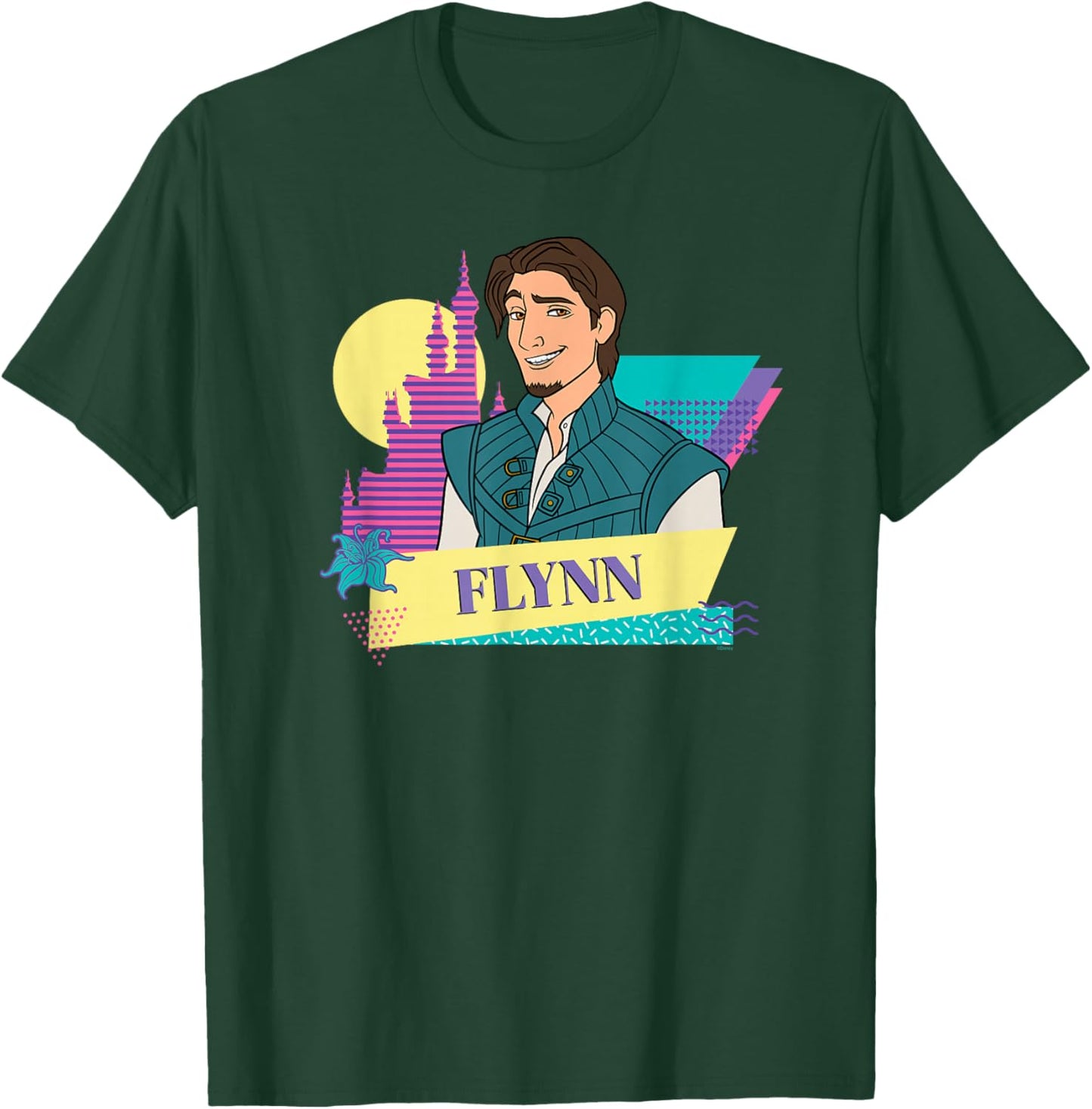 Disney Tangled Retro Couples Matching Flynn Rider T-Shirt - T-Shirt | Forest