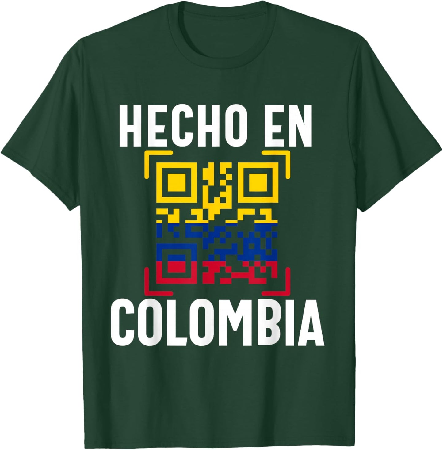 Colombian Flag Bandera Pride Colombiana Camiseta Men Women T-Shirt - T-Shirt | Forest