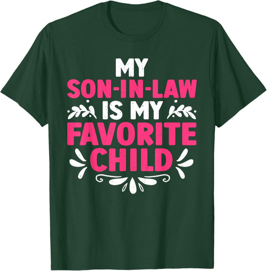 Mother In Law From Son In Law For Mom Women Mother In Law T-Shirt - T-Shirt | Forest