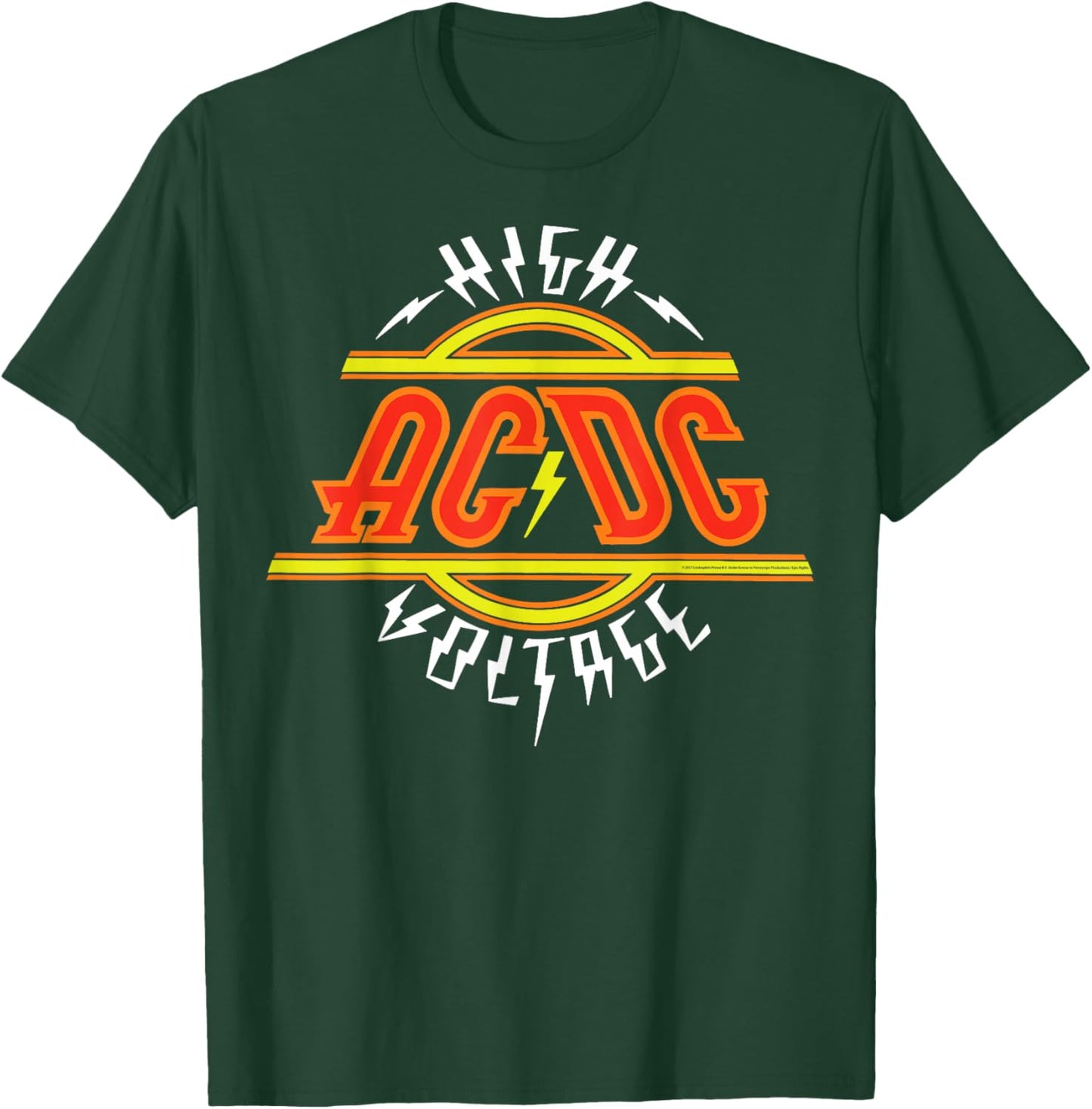 AC/DC - High Voltage Red Logo T-Shirt - T-Shirt | Forest