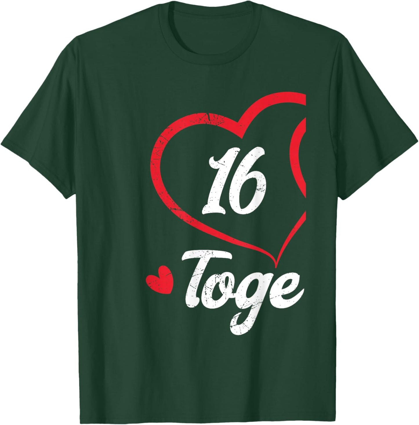 16th Wedding Anniversary 16 Years Together Couples Matching T-Shirt - T-Shirt | Forest