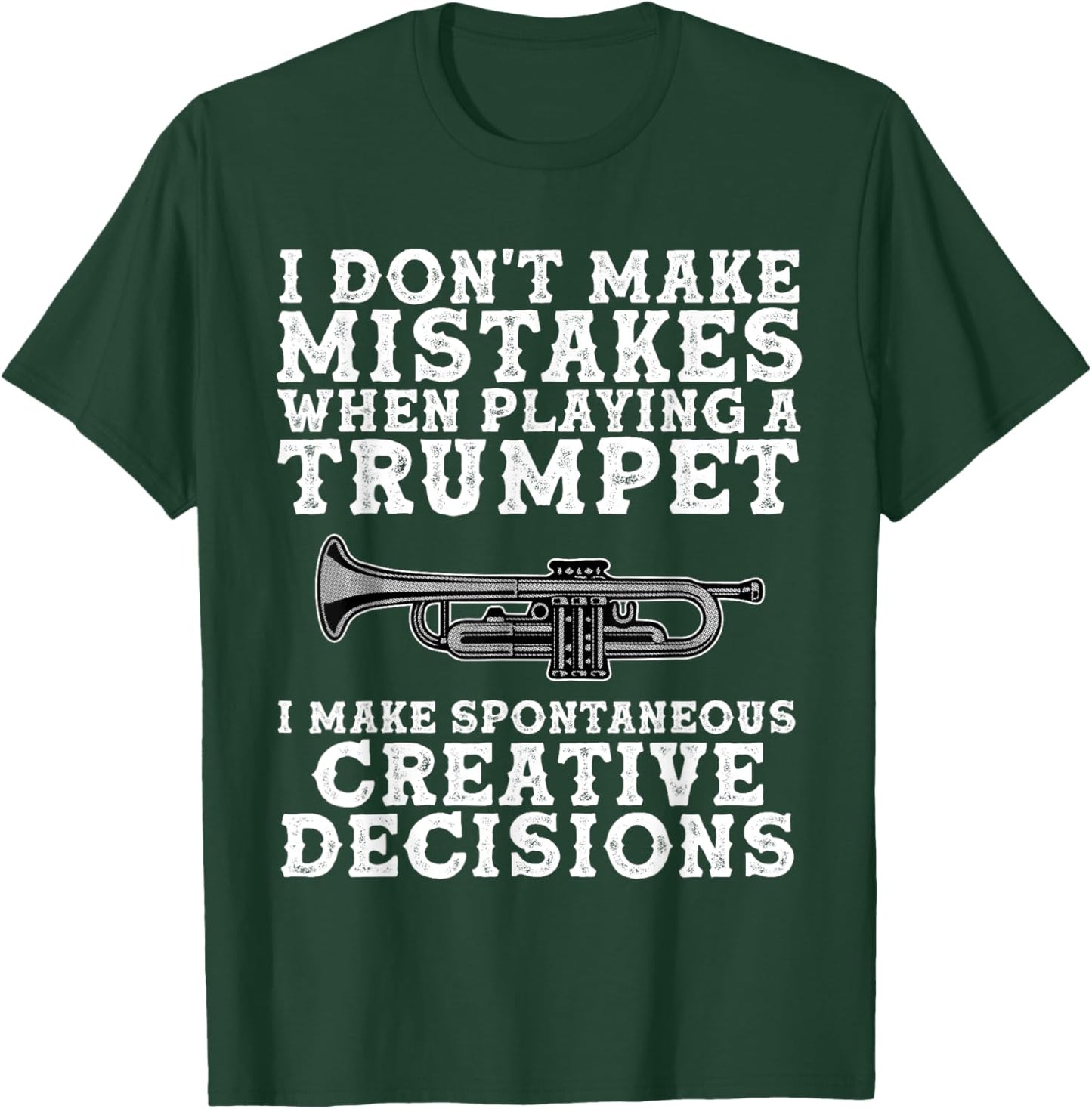 Funny Trumpet Art Women Trumpetist Trumpet Player T-Shirt - T-Shirt | Forest