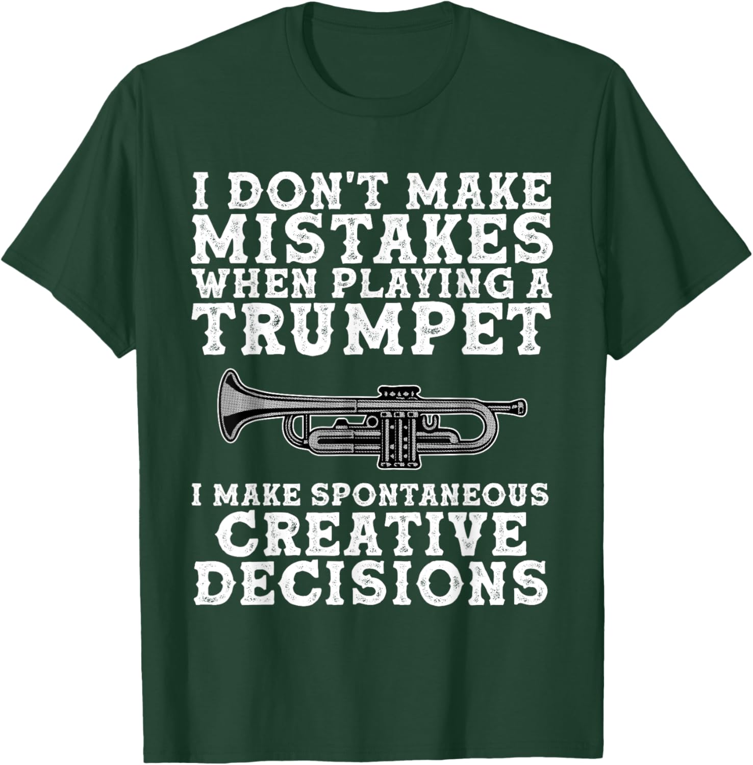 Funny Trumpet Art Women Trumpetist Trumpet Player T-Shirt - T-Shirt | Forest