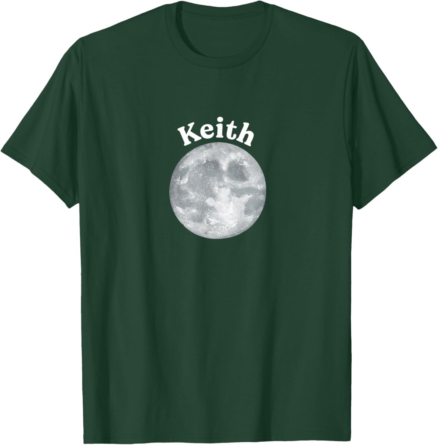 Keith (with a picture of a moon) T-Shirt - T-Shirt | Forest