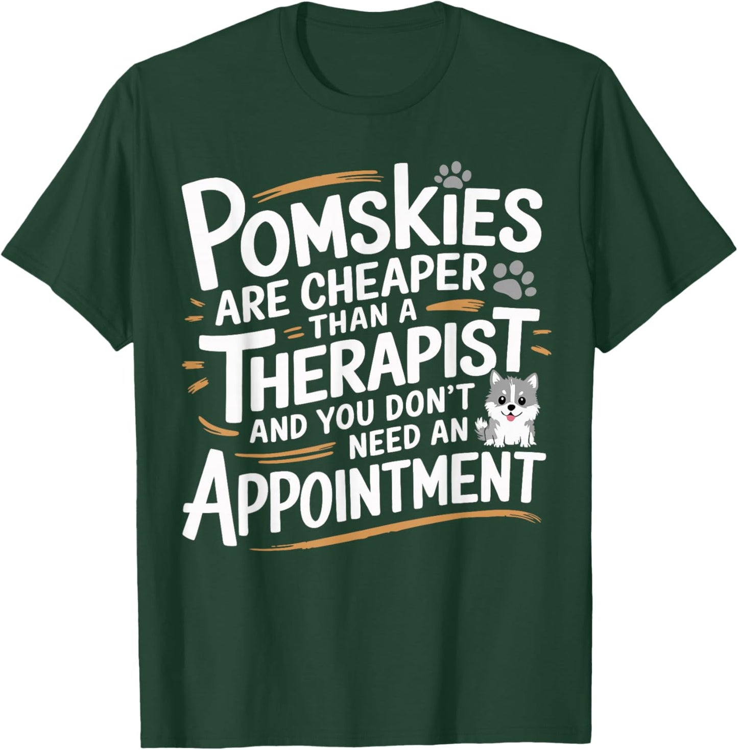 Pomsky Lover Funny Pomskies T-Shirt - T-Shirt | Forest