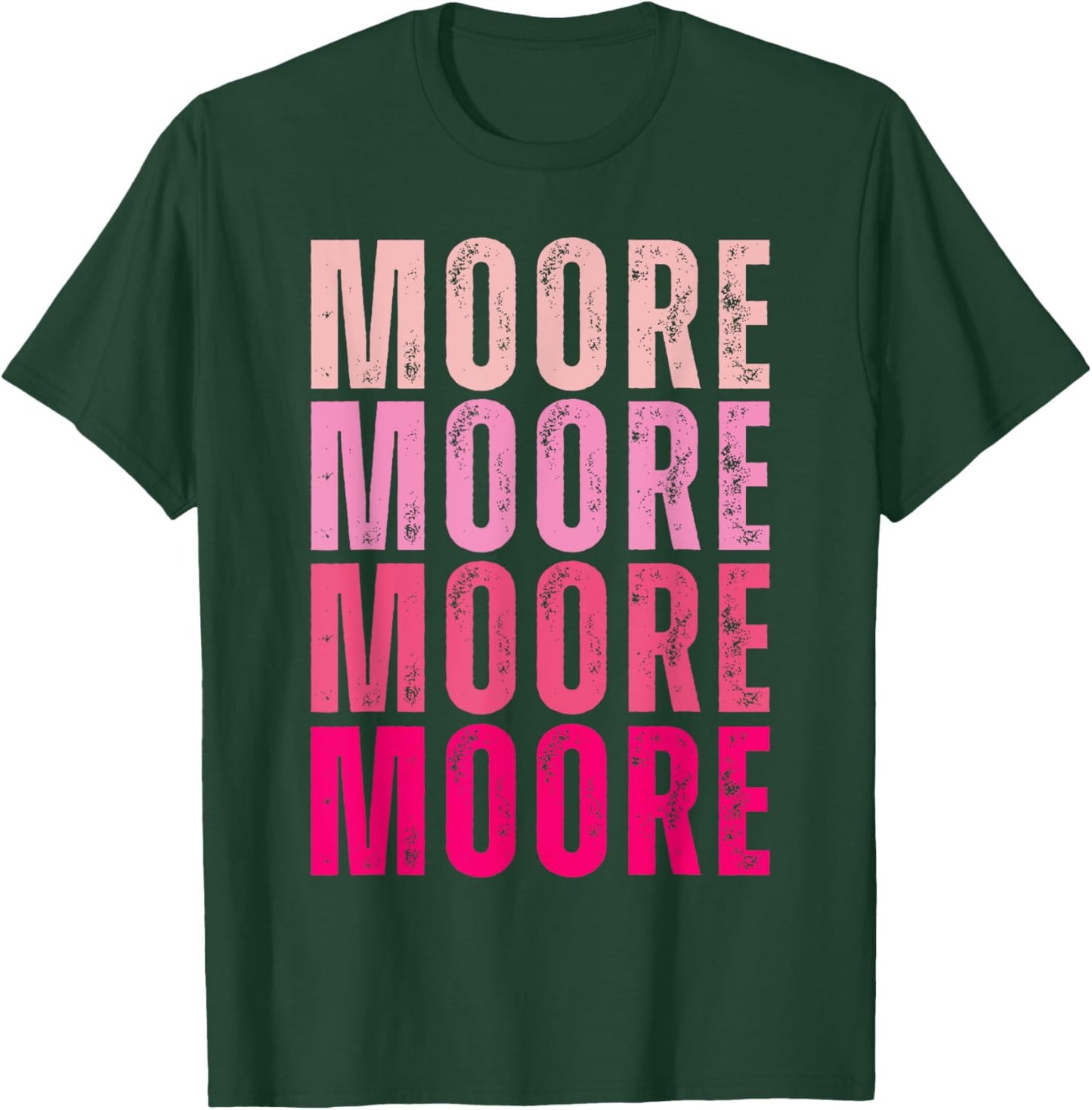 Moore Personalized Name I Love Moore Vintage T-Shirt - T-Shirt | Forest