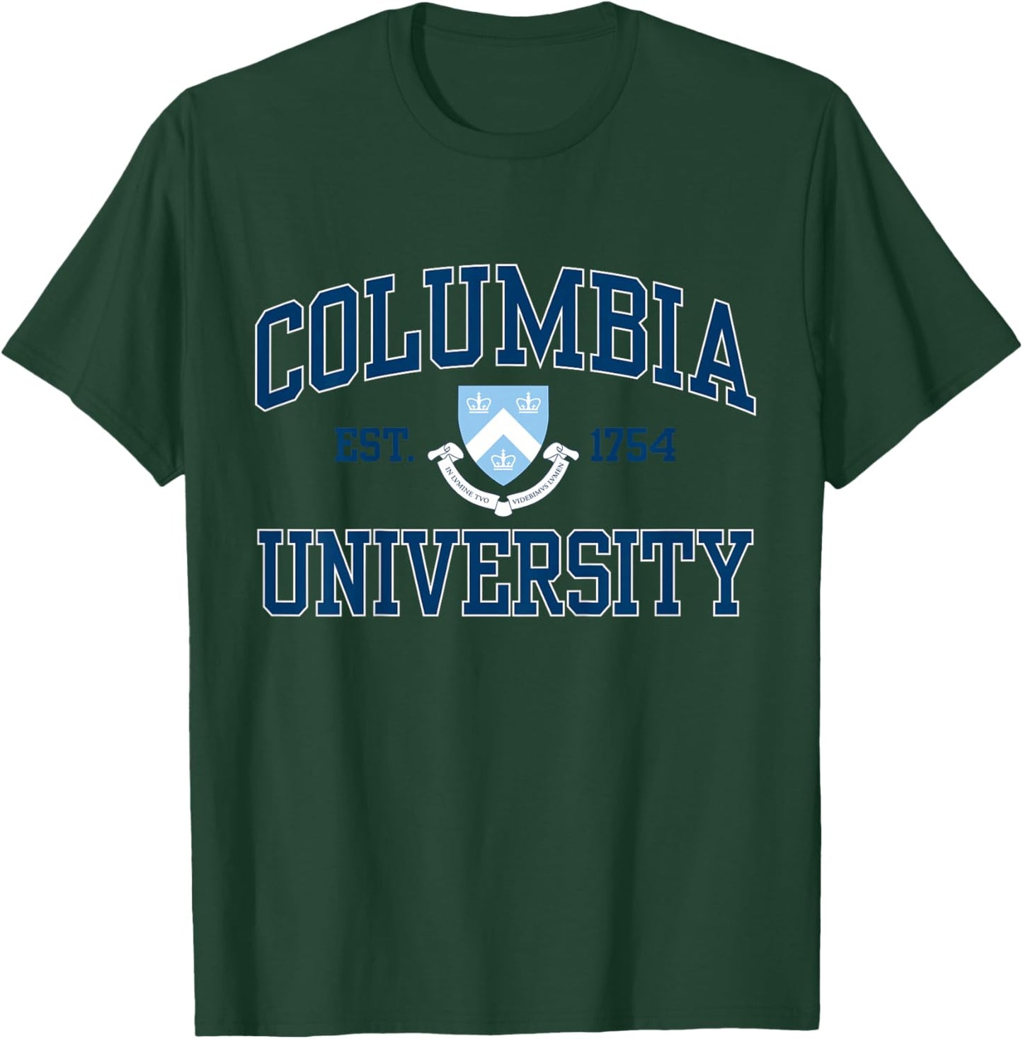 Kids Columbia Arch Over Crest EST. 1754 Light Blue | Columbia T-Shirt - T-Shirt | Forest