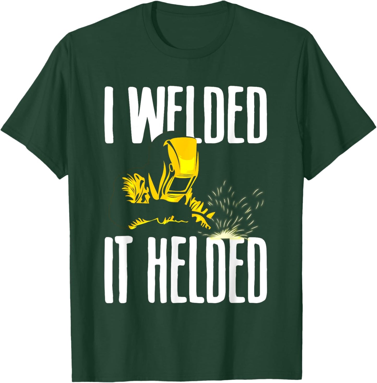 Unique Welding Art Women TIG & MIG Welder Welding T-Shirt - T-Shirt | Forest