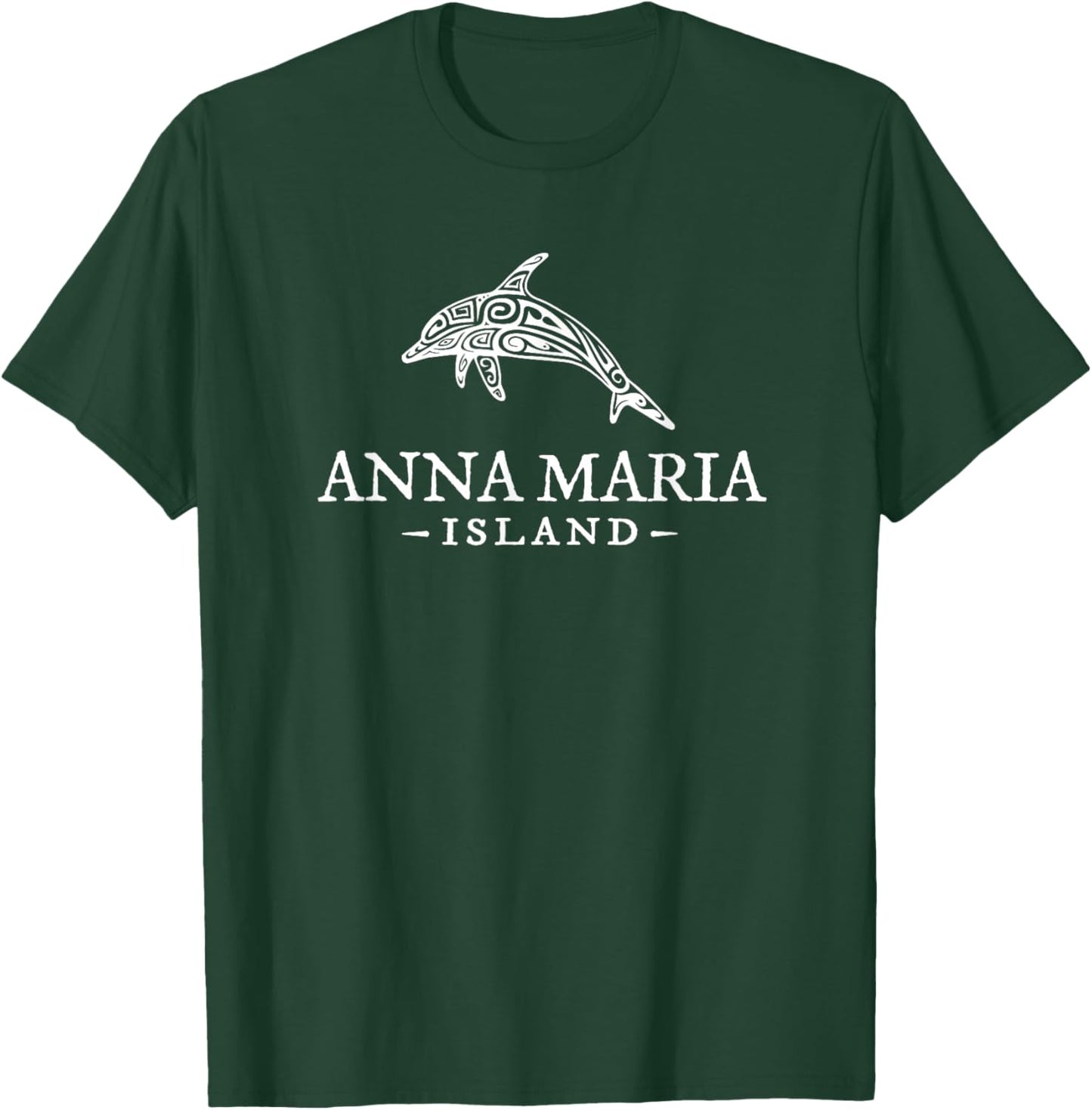 Anna Maria Island Florida Dolphin Vacation Souvenir T-Shirt - T-Shirt | Forest