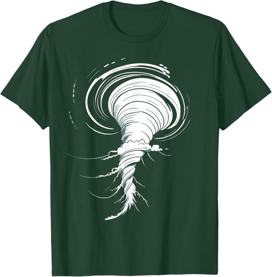 Tornado Costume Twister Storm Halloween Kids Boys Men Women T-Shirt - T-Shirt | Forest