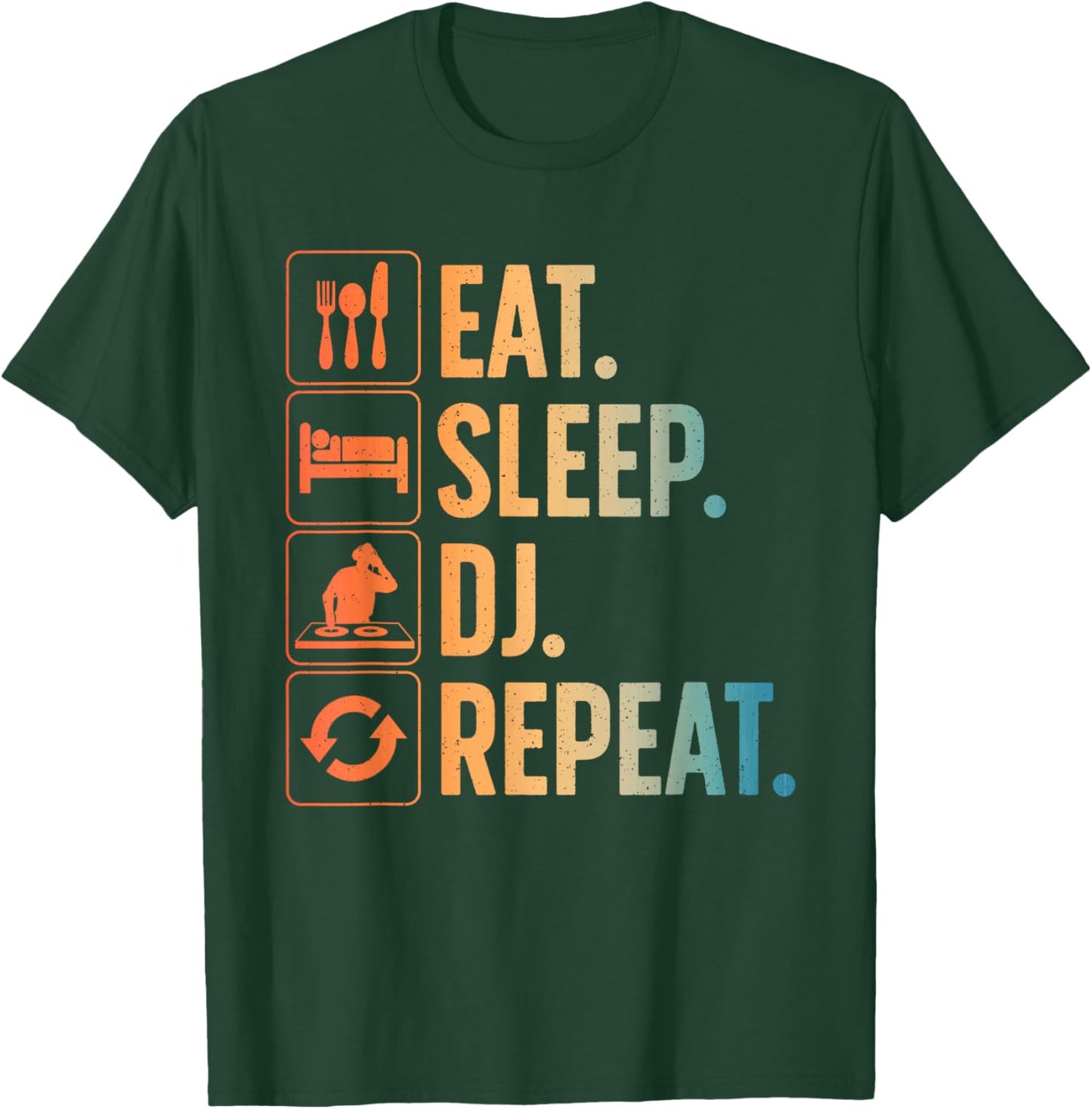 Cool DJ Art Women Disc Jockey Music Producer EDM DJ T-Shirt - T-Shirt | Forest