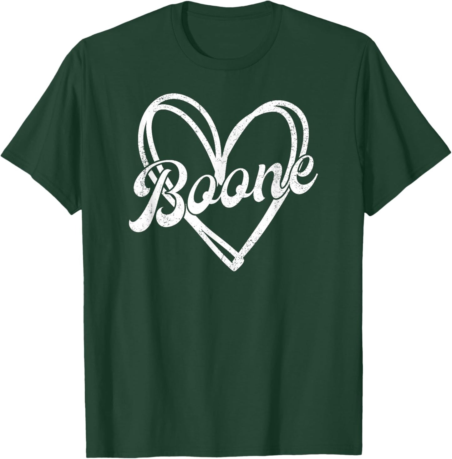 Boone Heart Men Women Kid T-Shirt - T-Shirt | Forest