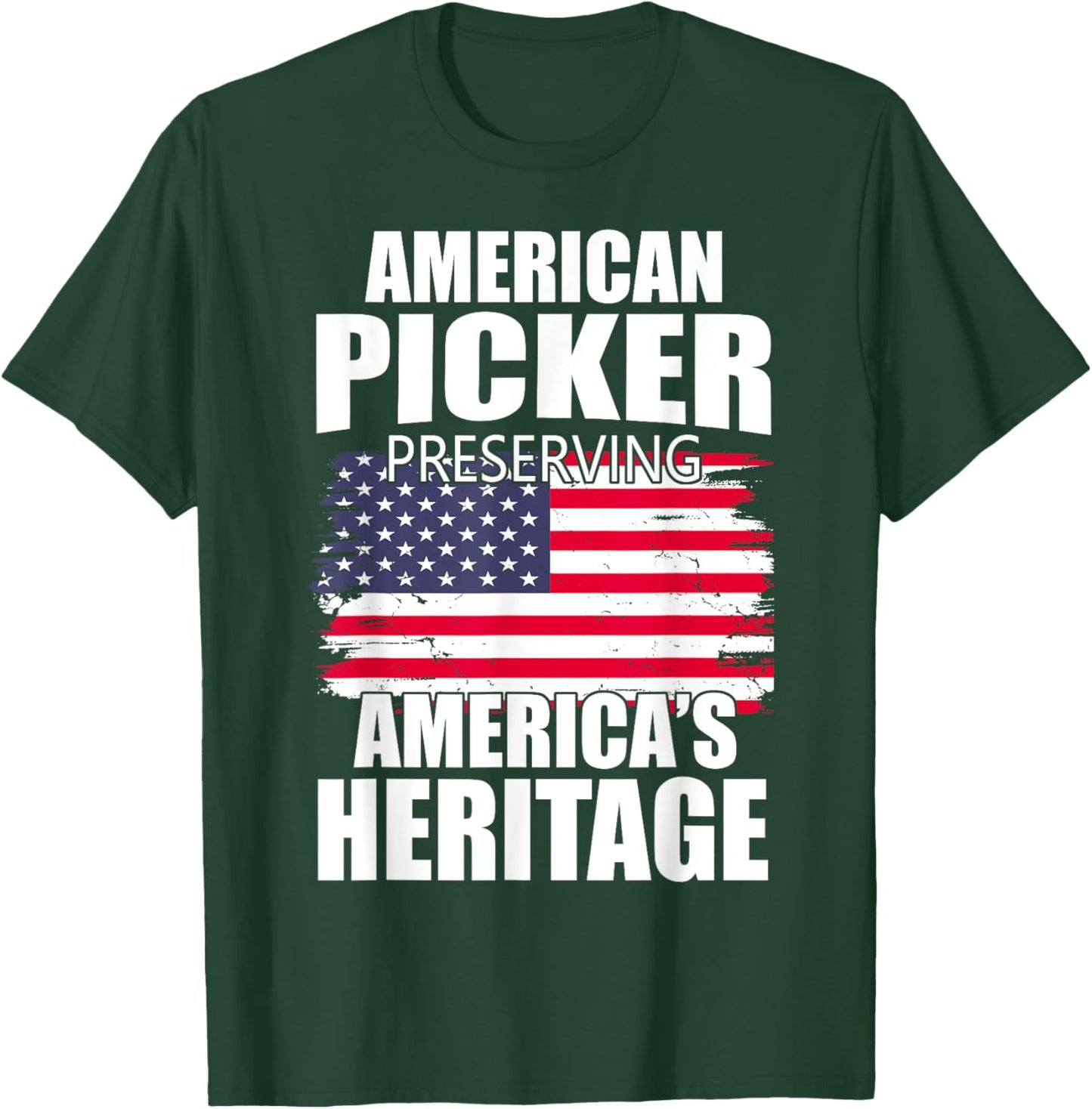 American Picker Preserving America's Heritage T-Shirt - T-Shirt | Forest